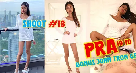 JohntronX – Pra Shoot 18 หนังเอ็กไทย น้องปลา สาววัยรุ่นหุ่นบางขวัญใจพี่จอห์น นัดเย็ดรอบที่ 18 จัดเต็มกันเสียวๆ พาไปเดทดินเนอร์ก่อนเข้าโรงแรมเย็ดหี เลียจิ๋มแหกหีเย็ดคาชุด โก่งหีเย็ดท่าหมาตอกหีไม่พักจนแตกในคาหี