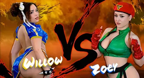 TeamSkeet Singles หนังเอ็กเด็ด Willow Ryder vs Zoey Uso ศึกเสียวระหว่างชุนหลีกับแคมมี่ (Street Fighter Parody) สองสาวหุ่นแน่นๆ มาตีฉิ่งแบบคู่เบี้ยนเสียวๆ เล้าโลมบดหีกันอย่างเงี่ยน ก่อนจะได้เคนมาสวิงกิ้งจัดควยให้เล่นเสียว แล้วผลัดกันโม๊กสลับกันเย็ด ตอกเด้าชักแตกคาปาก