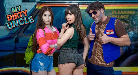 MyDirtyUncle – Chanel Camryn หนังxฝรั่งซับไทย ชาเนล วัยรุ่นหุ่นเด็ดน่าเย็ด กับลุงไมค์หนุ่มใหญ่เจ้าชู้ขี้เงี่ยน (Chanel Gets In Uncle Mike’s Van) เธอมาเที่ยวเล่นกับเอวาเพื่อนสาว เจอลุงไมค์แวะจีนชวนขึ้นรถตู้ เอวาไม่ชอบเดินหนีไปแต่ชาเนลเธอเต็มใจแบบรู้ทั้งรู้ เลยมาจัดให้ลุงไมค์ฉ่ำๆ โม๊กควยชักว่าว โดนดูดหีแล้วเย็ดสดกระทุ้งกันบนรถ สลับเย็ดตูดจัดท่าหมาน้ำแตกราดก้น