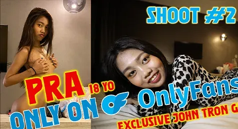 JohntronX หนังเอ็กไทย Pra Part 2 น้องปลางานเย็ดรอบที่ 2 กับพี่จอห์นควยใหญ่ รอบนี้น้องใส่ชุดเสือดาวมายั่วเย็ดเลยเจอเลียหีลงลิ้นเงี่ยนๆ ก่อนแหวกหีเย็ดกันคาชุดซะเลย น้องหุ่นบางๆ น่ารักสู้ควยเด้งหีเอากัน ขย่มควยโยกมันส์ๆ ก่อนเจอเย็ดท่าหมาเอาหีจนแตกในคาจิ๋ม